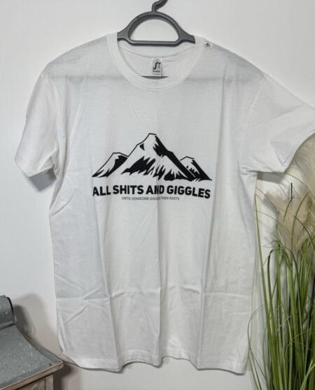 Sol’s White Mountain Graphic T-Shirt Size S