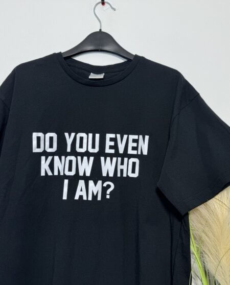 Uneek Black Graphic Short Sleeve Cotton T-Shirt Size M