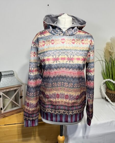 Winter  Knit Effect Hoodie Size XS