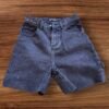 Womens PLT Black Cut Off Denim Shorts Pockets Zip Closure Size 4