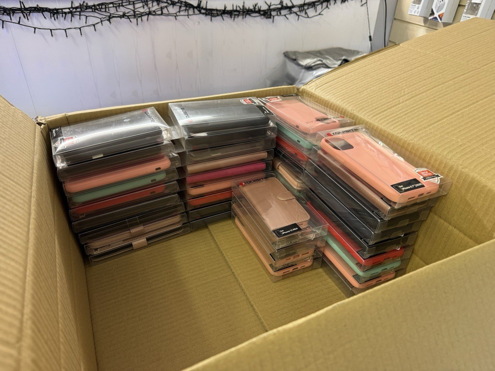 100 Brand New iPhone Cases Wallet & Bumper In Various Colours In Packaging