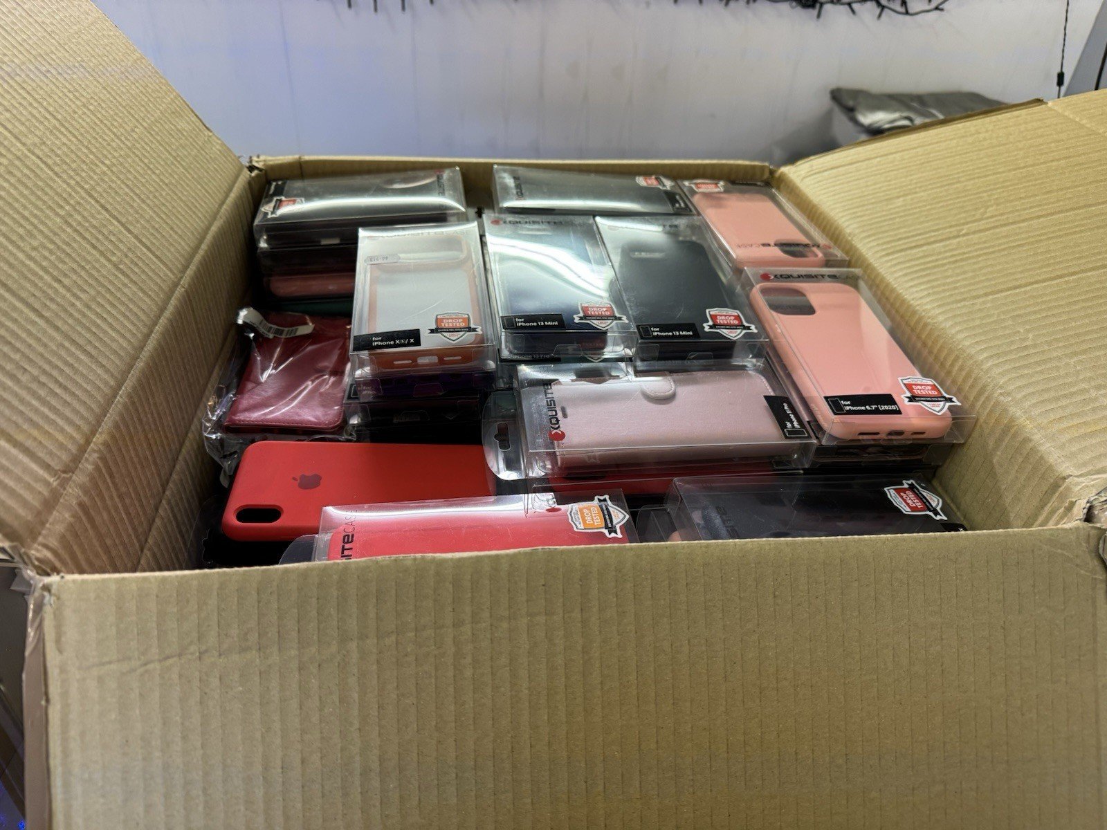 100 Brand New iPhone Cases Wallet & Bumper In Various Colours In Packaging