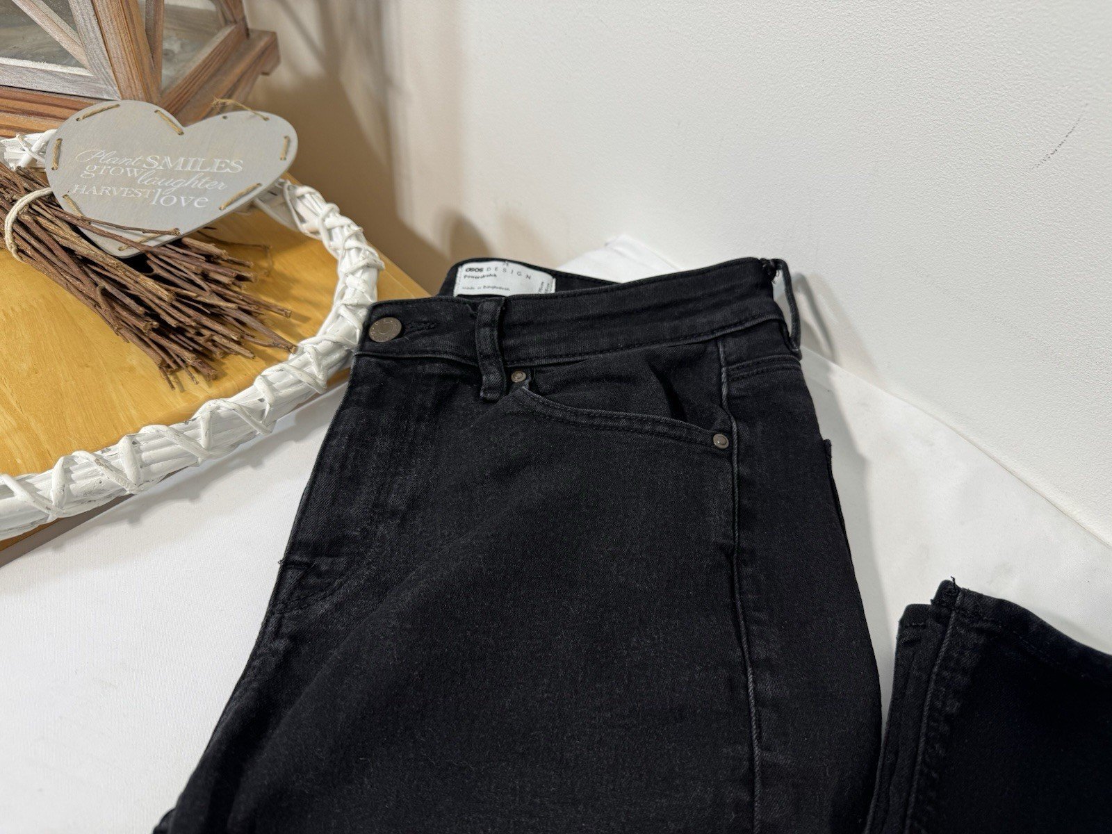 ASOS Black Power stretch Skinny Jeans W30 L31