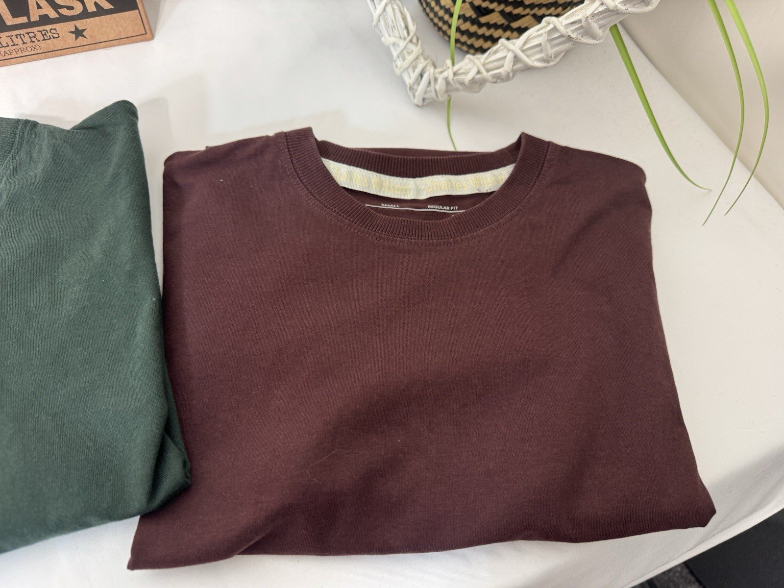 Bundle Of 3 Charles Wilson Cotton T-Shirts Size S