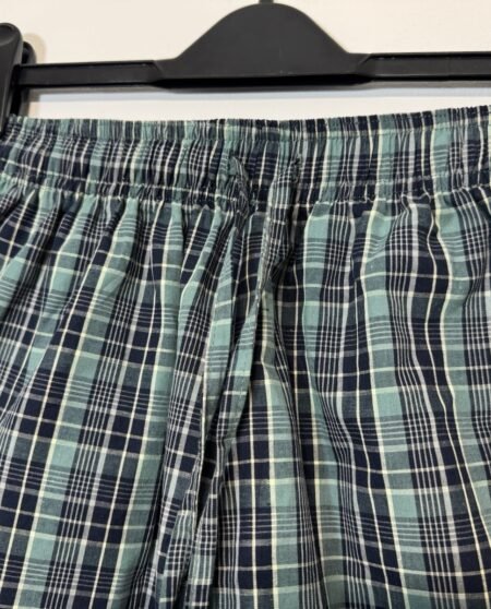 Check Relaxed Fit Lounge Shorts Size S