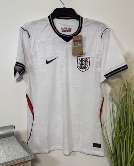 England 2026 World Cup Players Embossed Aero-Dri Football Shirt Size L