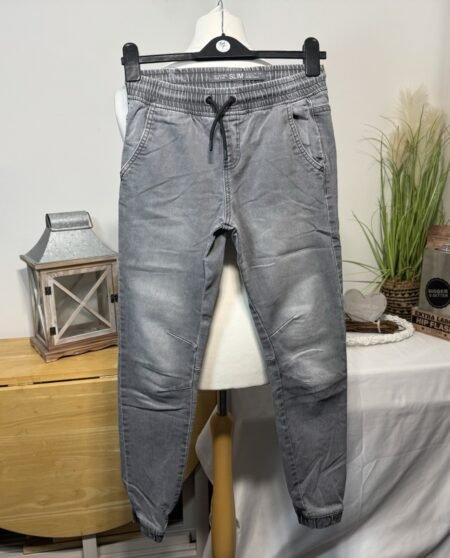 Grey Denim Joggers Size 12-13
