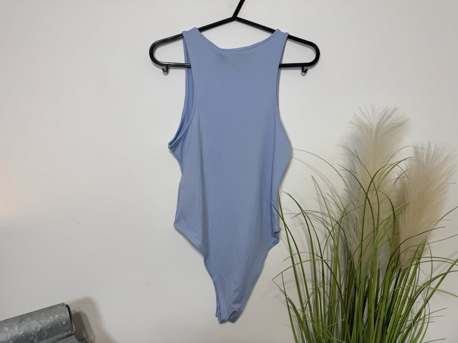 Ice Blue Sleeveless Bodysuit Size XS