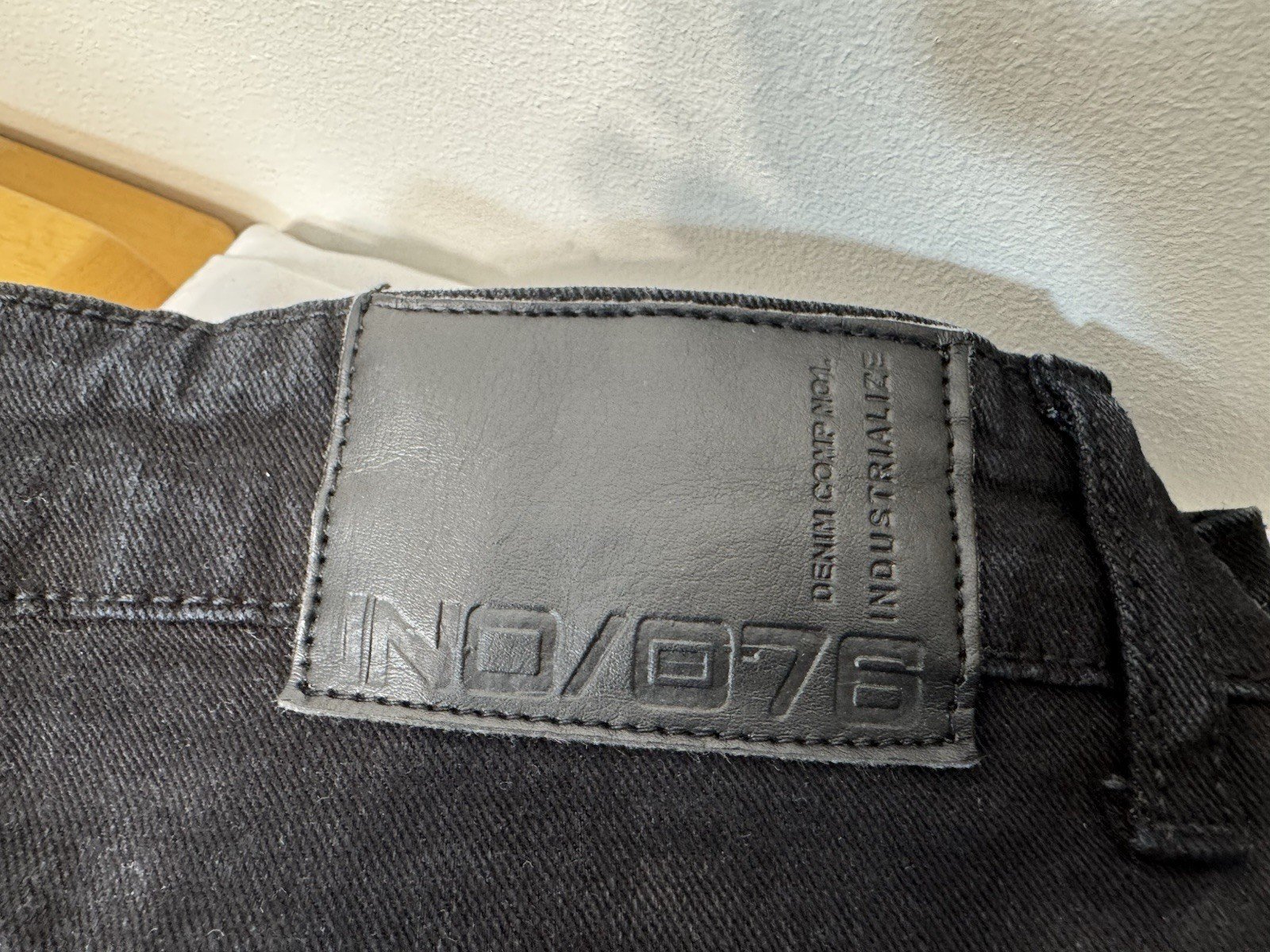 Industrialize Black Straight Fit Jeans W30 L34