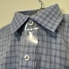 NEW Check Cotton Blend Short Sleeve Shirt Neck 15.5”