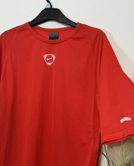 Nike Red Graphic Air-tech Dri-fit Gym Top Size M