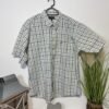 P. G Field Check Short Sleeve Shirt Size XL