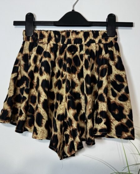PLT Leopard Print Flowy High Waisted Hot pants Size XS