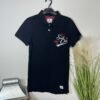 Soulcal Navy Graphic Pique Knit Short Sleeve Polo Shirt Size XS
