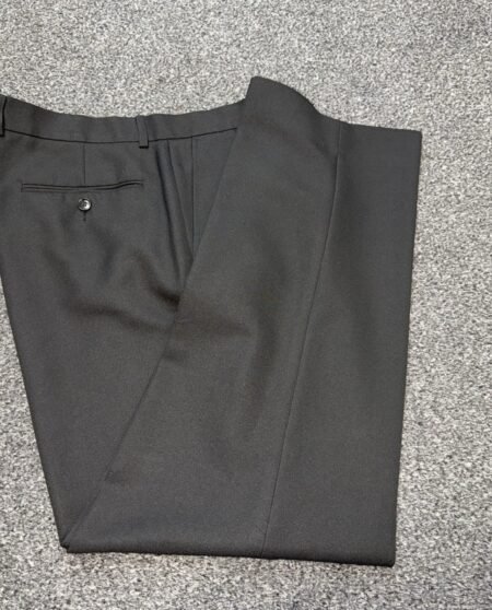 Taylor & Cutter Black Regular Fit Trousers Waist 39in Leg 30in