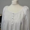 WALLIS PETITE WHITE FLOWY BLOUSE SIZE 10