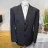 BLACK WOOL BLEND JACKET SIZE 46S