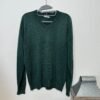 Blue Harbour Holly Green Acrylic V-neck Jumper Size m
