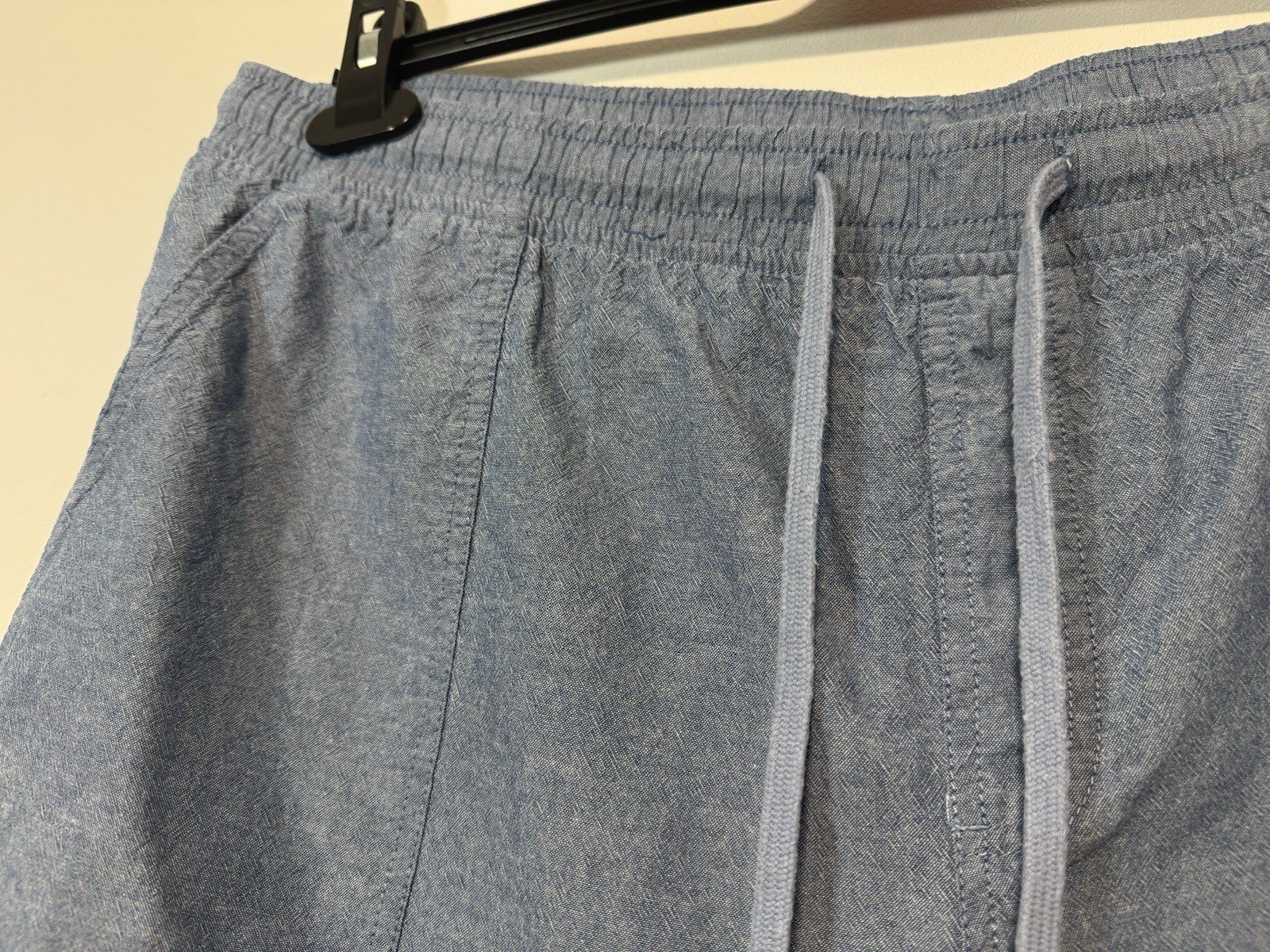 Cotton Traders Denim Blue Cotton Elasticated Waist Chinos W38 L29