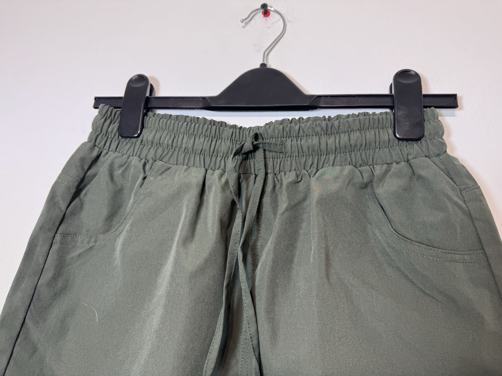 Forest Green Elasticated Waist Shorts Size 10
