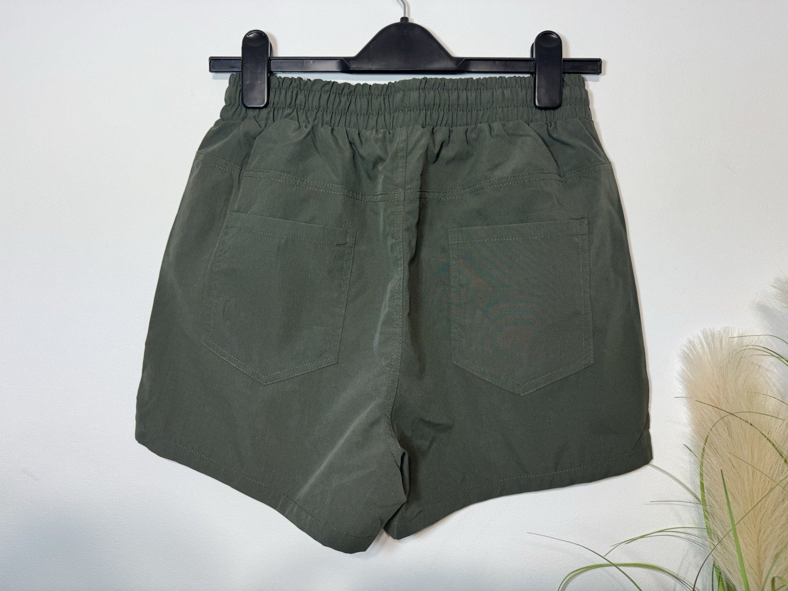 Forest Green Elasticated Waist Shorts Size 10