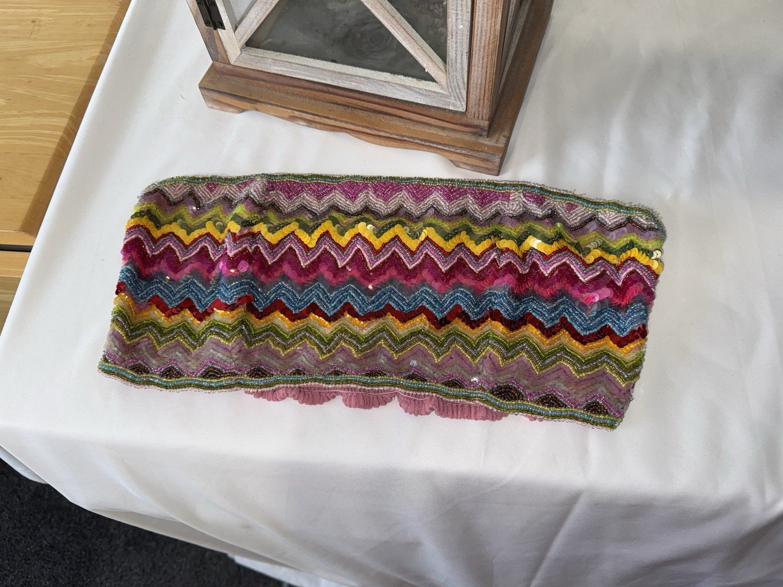 Giorgio Kauten Vintage 90’s Sequin Stretch Bandeau Top Size 46