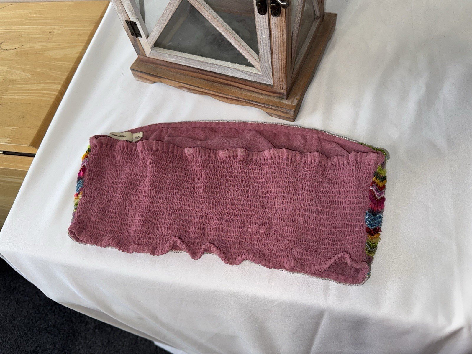 Giorgio Kauten Vintage 90’s Sequin Stretch Bandeau Top Size 46