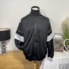 H&M Divided Black Zip Thru Gym Top Size M