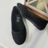 LILLEY BLACK SPARKLE BALLET PUMPS SIZE 5