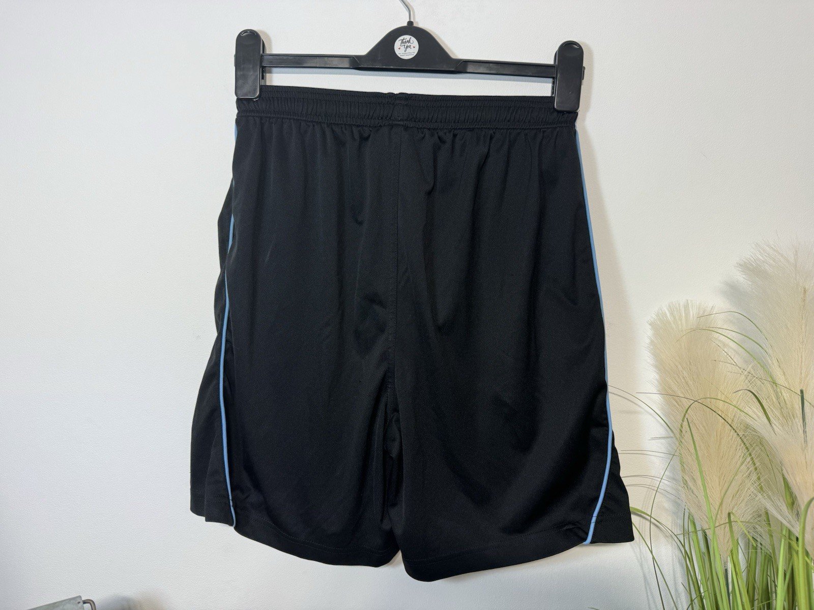 Le Coq Sportif Black Graphic Gym Shorts Size M