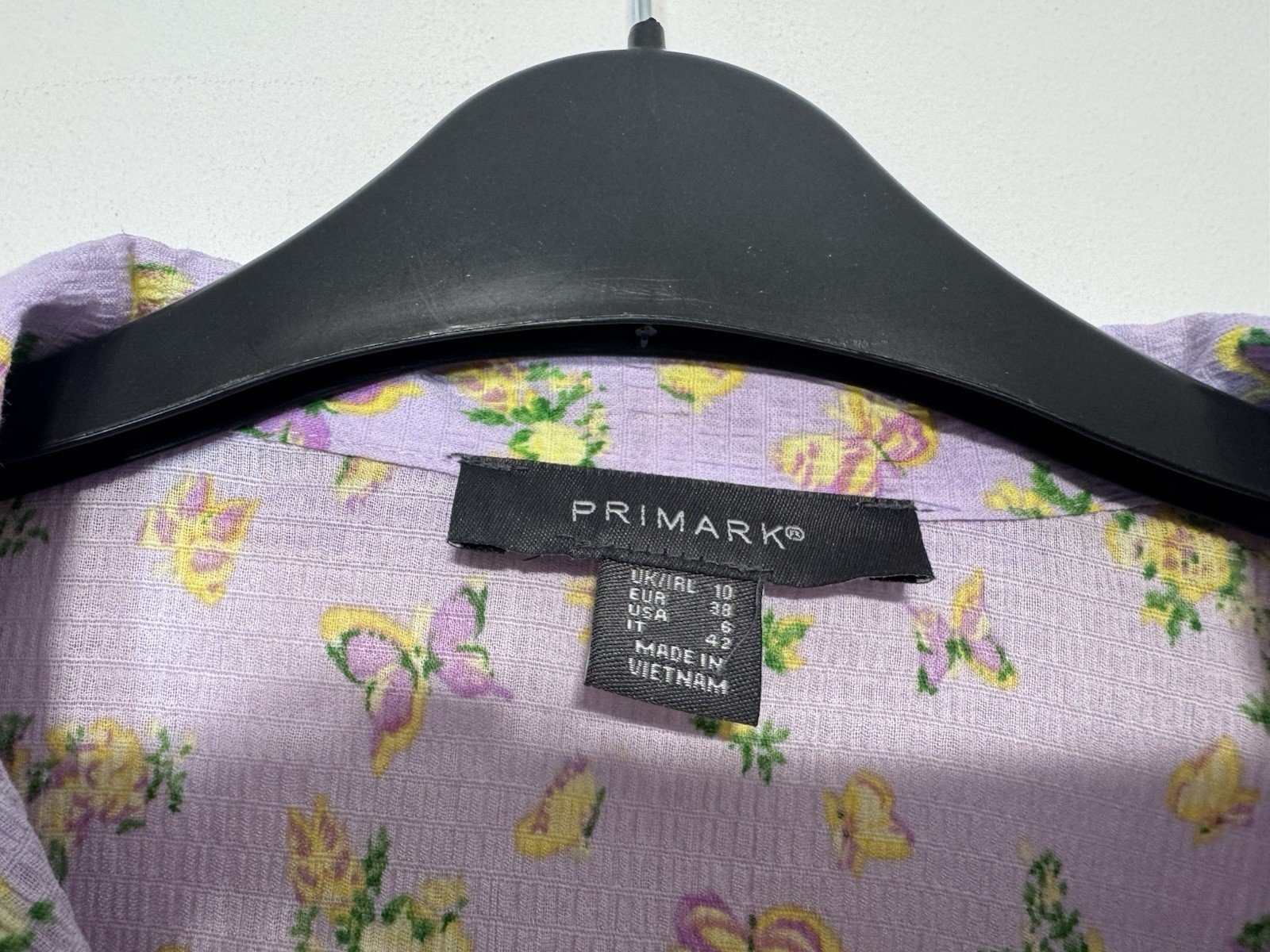 Lilac Butterfly Textured Blouse Size 8-10