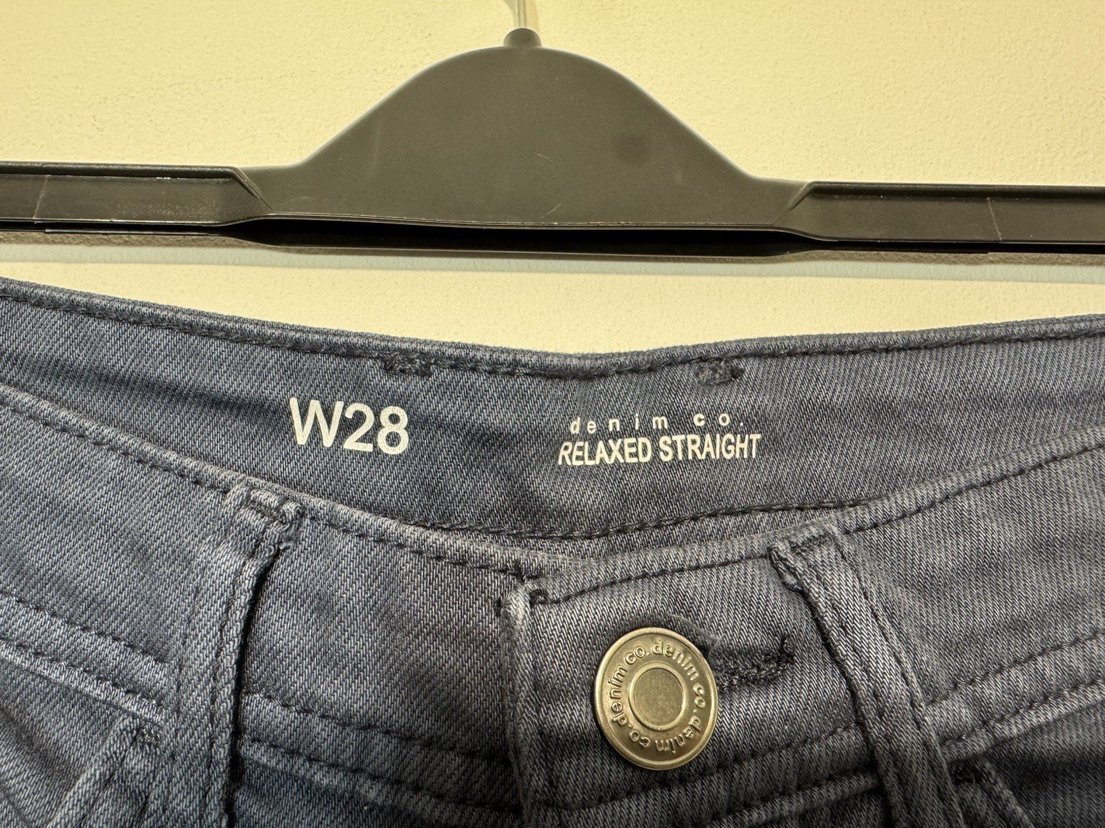 Navy Denim Slim Fit Shorts W28