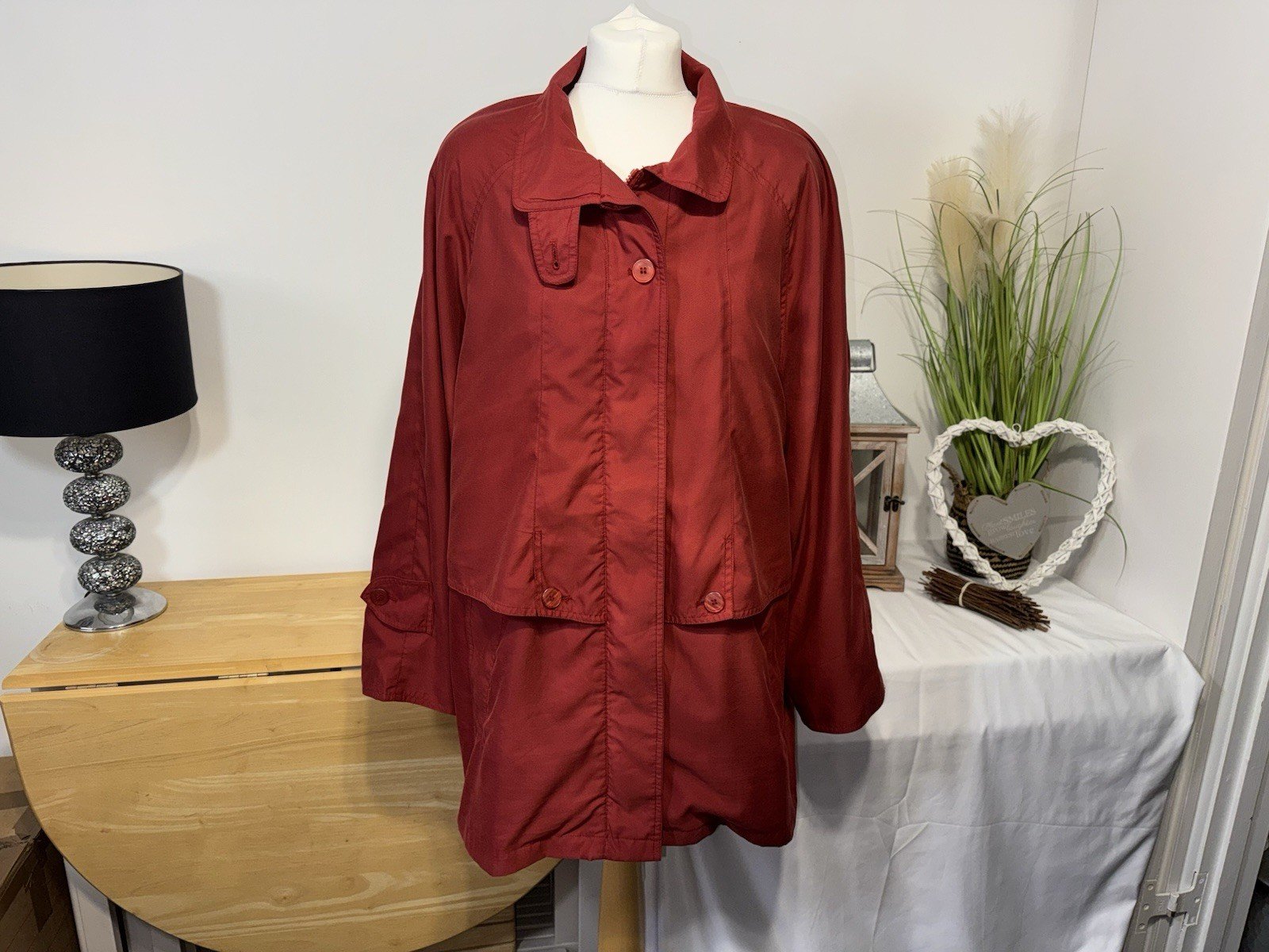 Paolucci Terracotta Lined Coat Size L