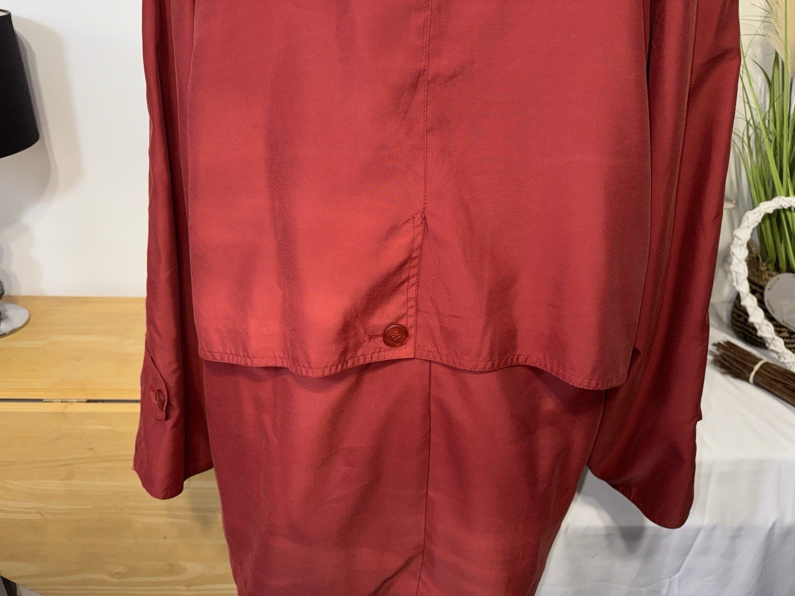 Paolucci Terracotta Lined Coat Size L