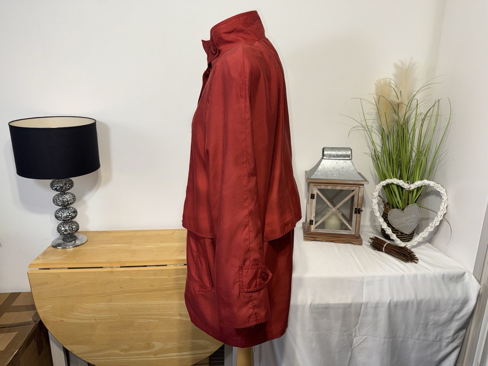 Paolucci Terracotta Lined Coat Size L