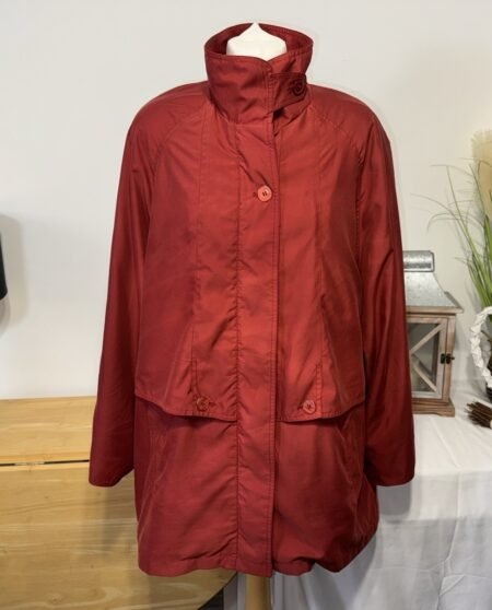 Paolucci Terracotta Lined Coat Size L