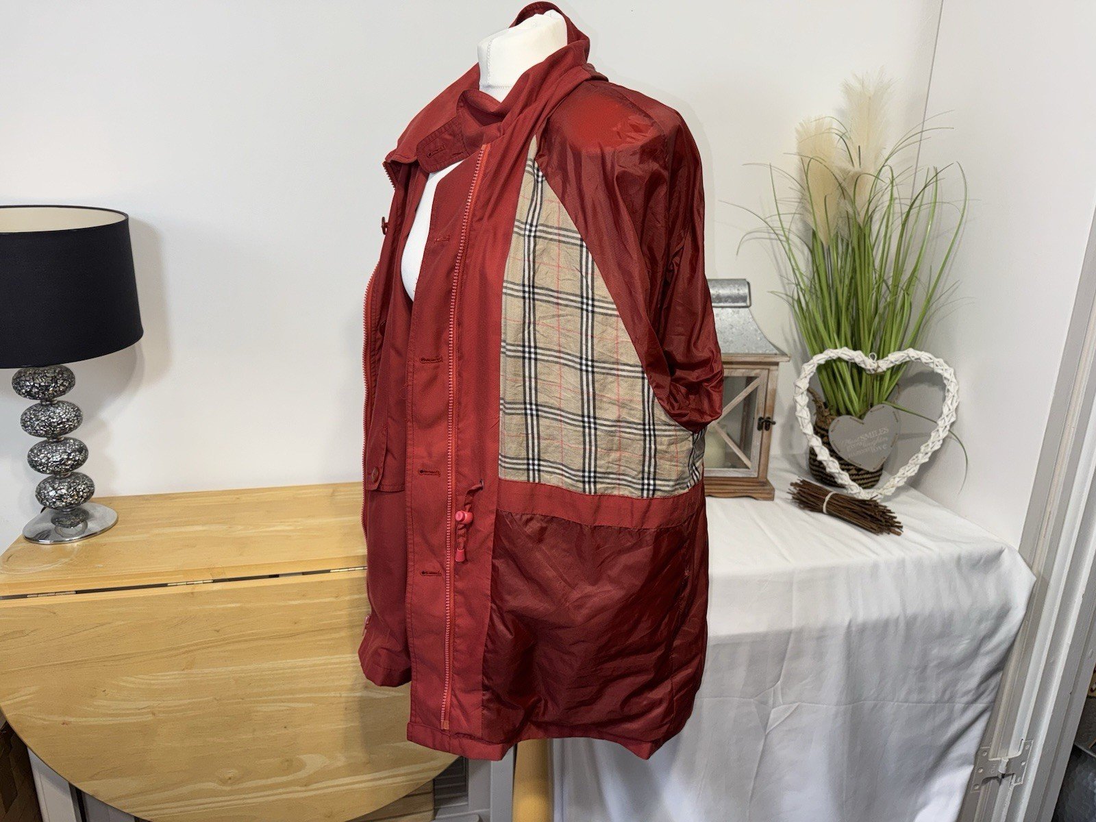 Paolucci Terracotta Lined Coat Size L