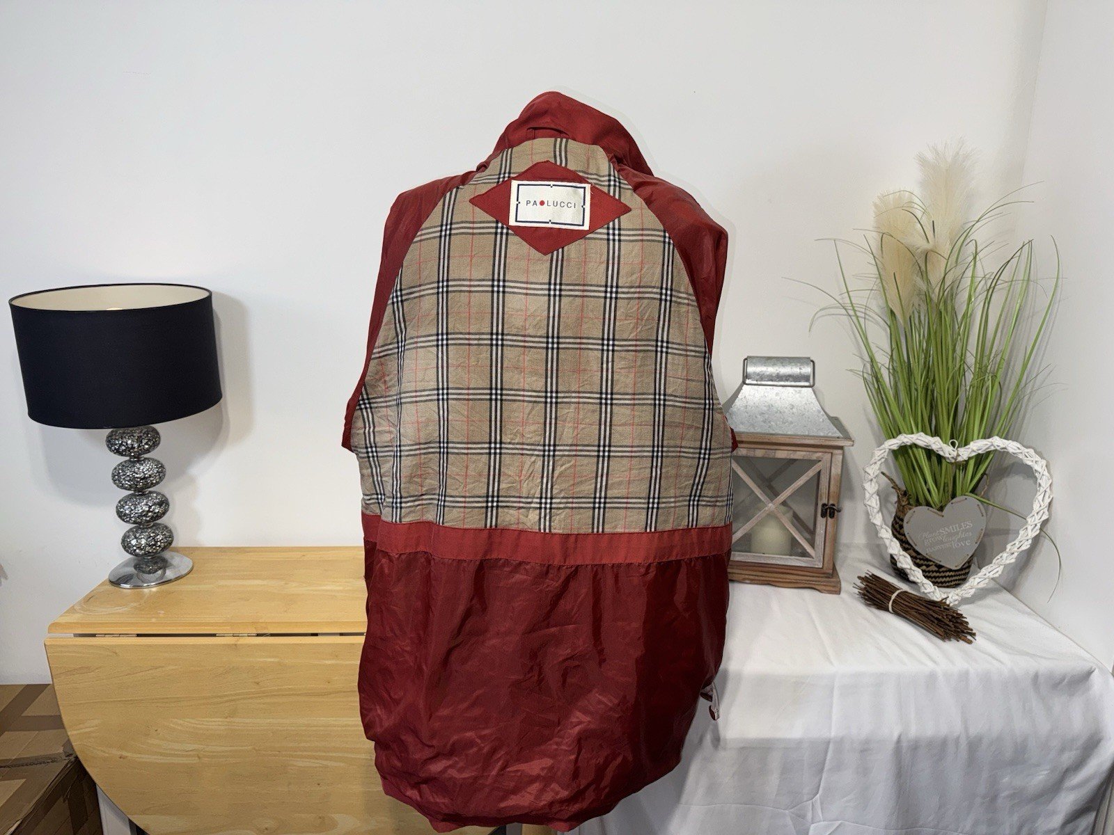 Paolucci Terracotta Lined Coat Size L