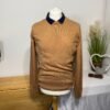 Primark Caramel Acrylic Fine Knit Crew Neck Jumper Size M