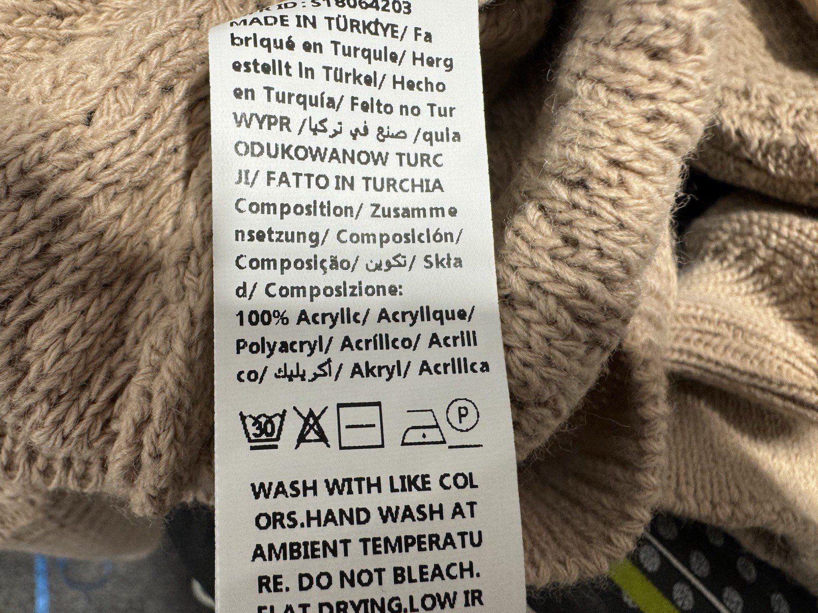 Rose Pink Textured Knit Acrylic Dress Size 12-14