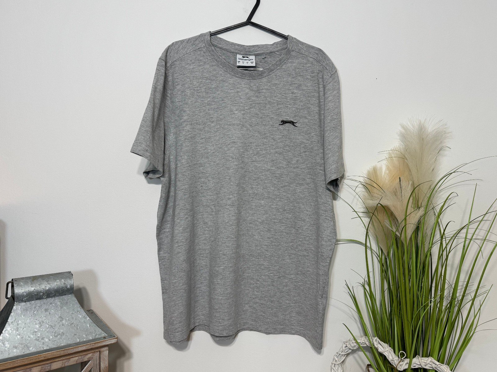 Slazenger Grey Embroidered Graphic T-shirt Size L