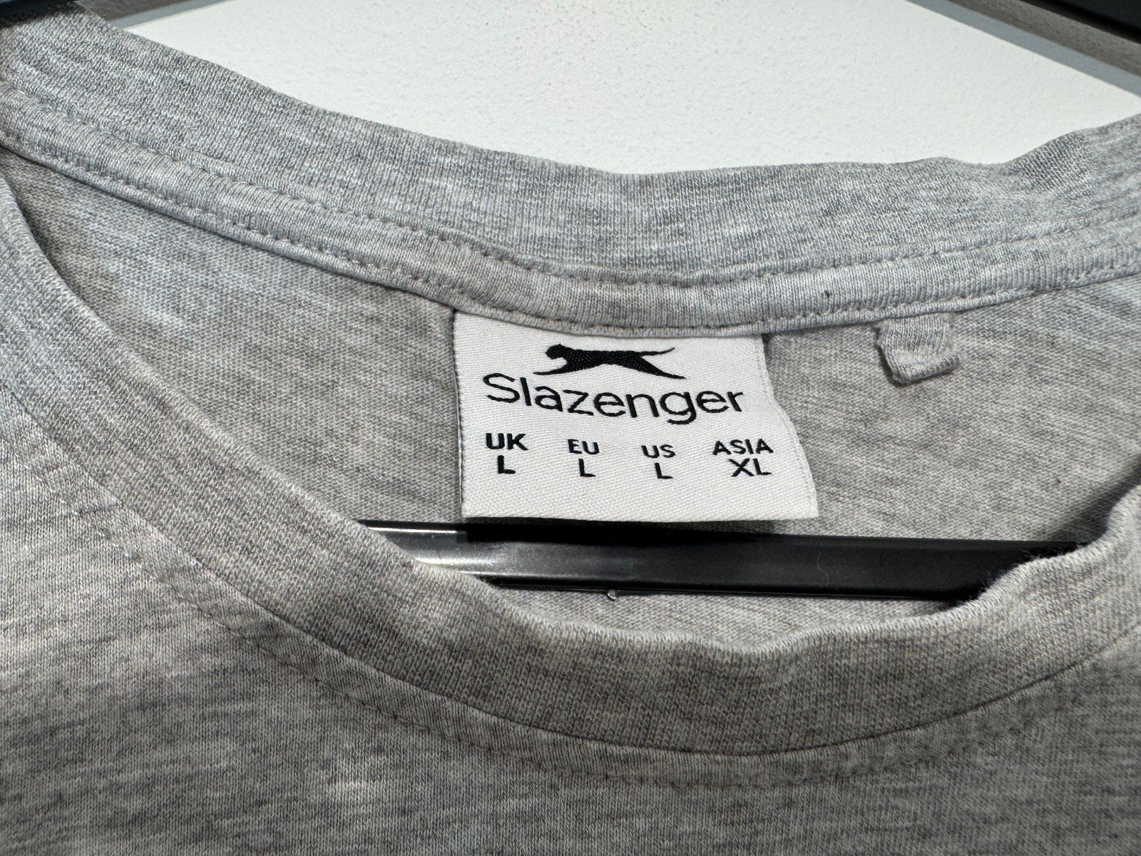 Slazenger Grey Embroidered Graphic T-shirt Size L