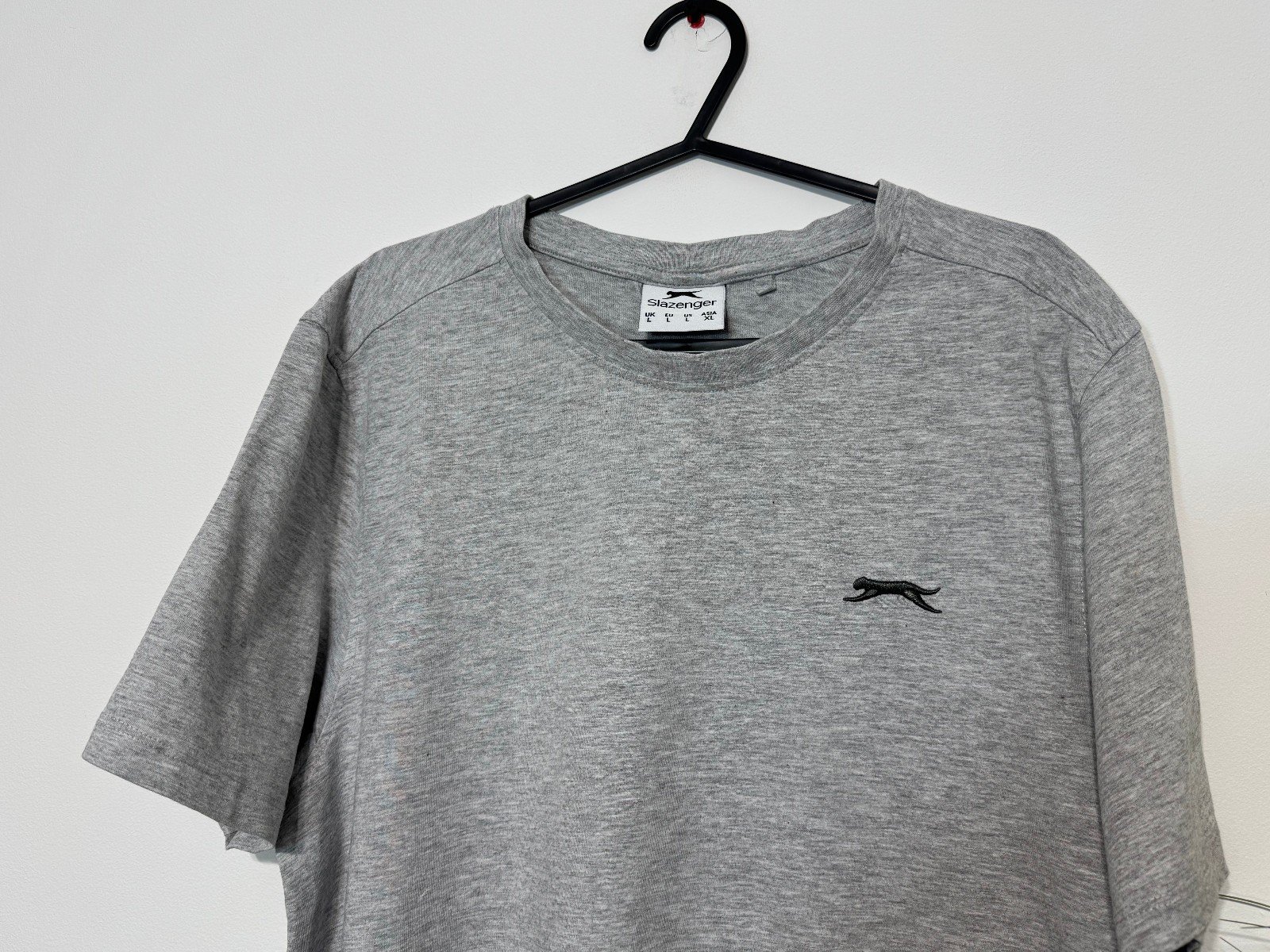 Slazenger Grey Embroidered Graphic T-shirt Size L