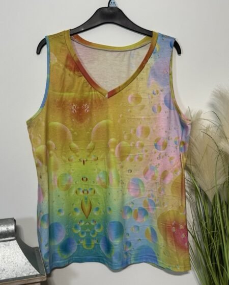 Tie Dye Vest Top Size M