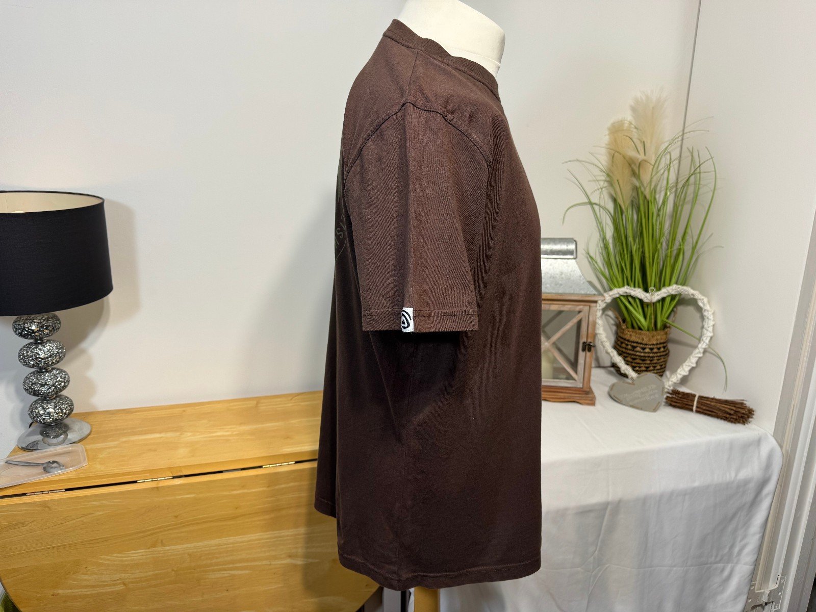 Trakker Brown Graphic Short Sleeve Cotton T-shirt Size XL