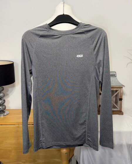 ASOS 4505 Strength Grey Quick Dry Training Top Size S