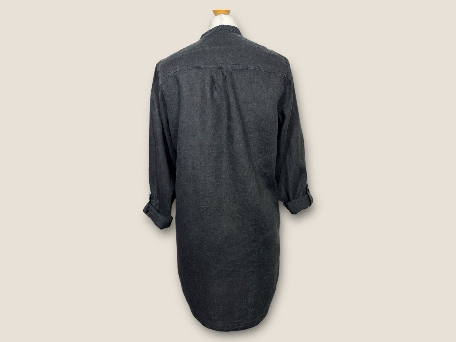 BC Clothing 100% Linen Dress With Long Or 3 Quarter Sleeve Size12