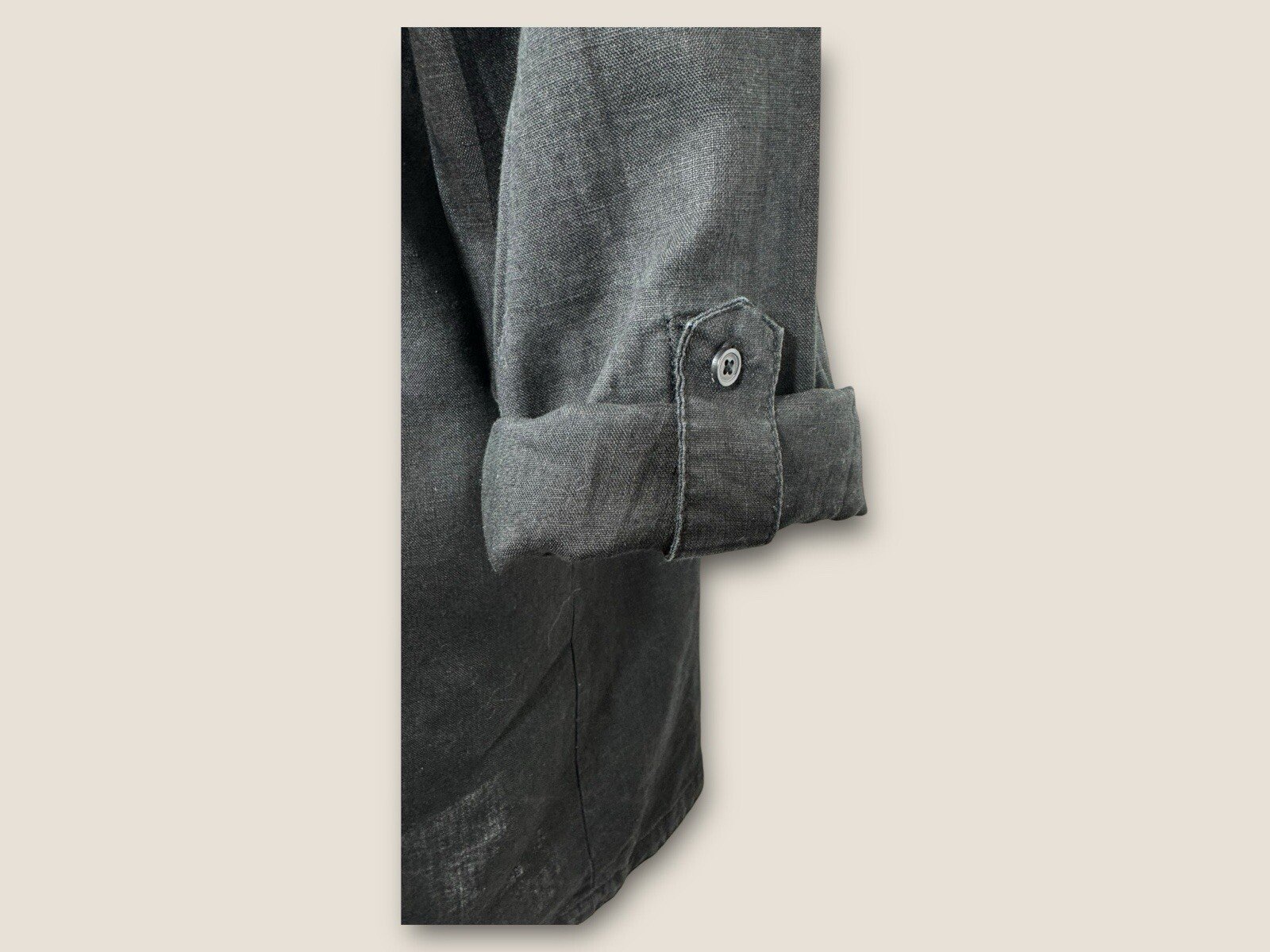 BC Clothing 100% Linen Dress With Long Or 3 Quarter Sleeve Size12