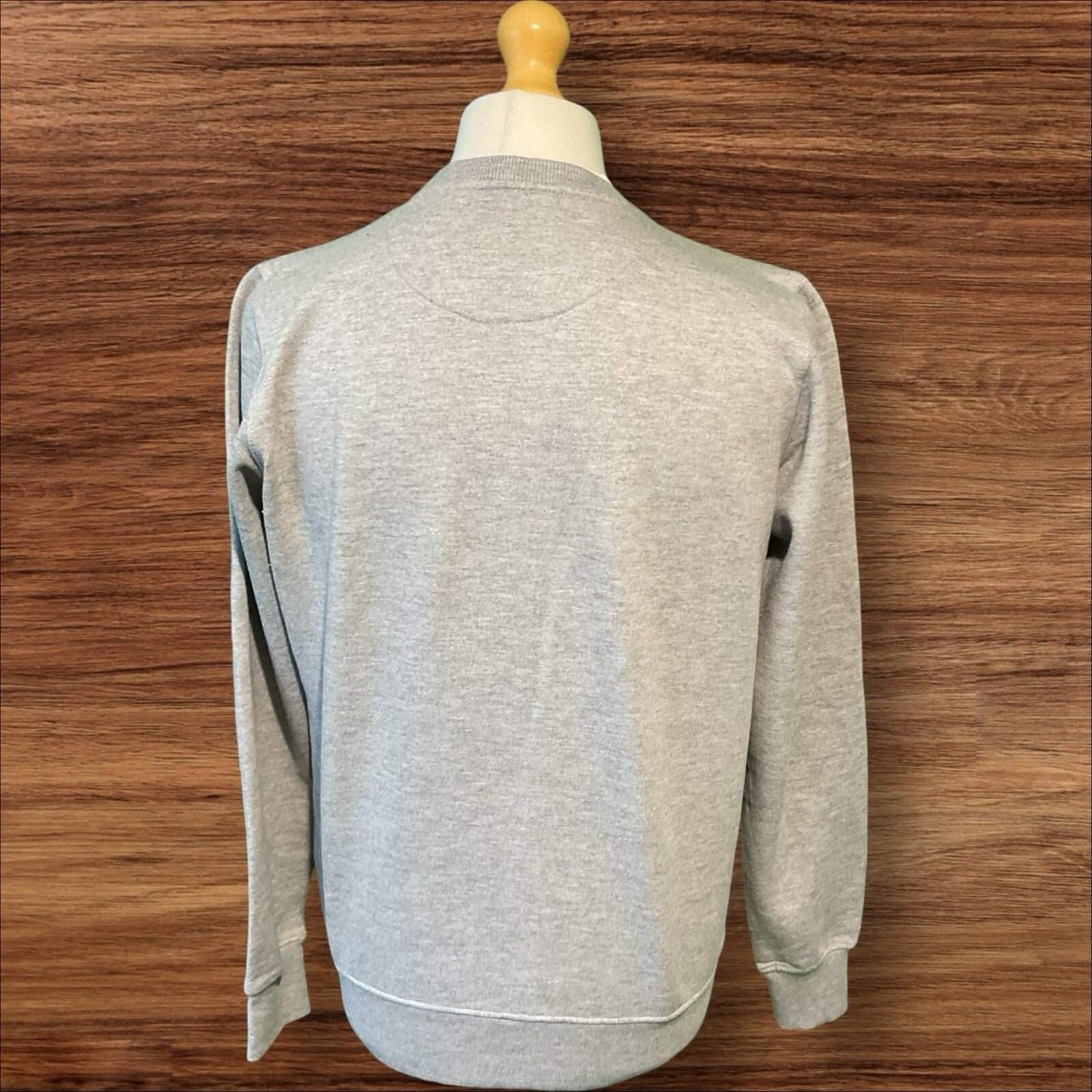 Brave Soul Grey Sweatshirt Crew Neck Long Sleeve Size M
