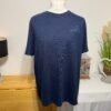 DEEP NAVY HEAVYWEIGHT CREW NECK SLIM FIT T-SHIRT SIZE XL
